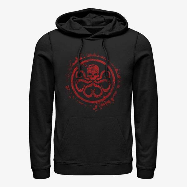 Queens Marvel Avengers Classic - Hydra Splatter Icon Unisex Hoodie Black