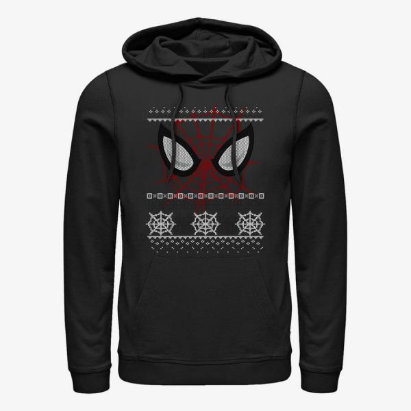 Mikina Merch Marvel Spider-Man Classic - Spider-Man Sweater Eyes Unisex Hoodie Black S