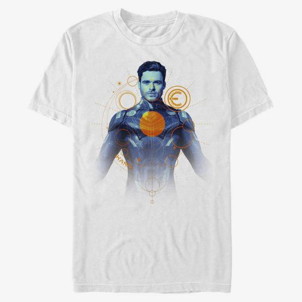 Queens Marvel: Eternals - Ikaris Orange Unisex T-Shirt White