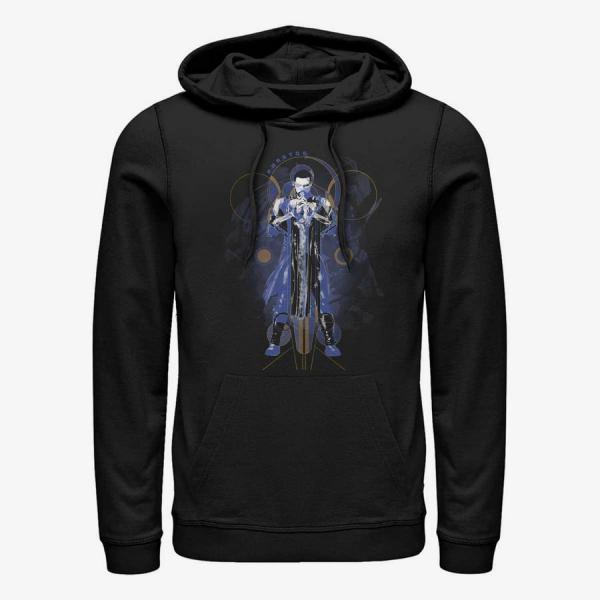 Queens Marvel The Eternals - Phastos Purple Unisex Hoodie Black