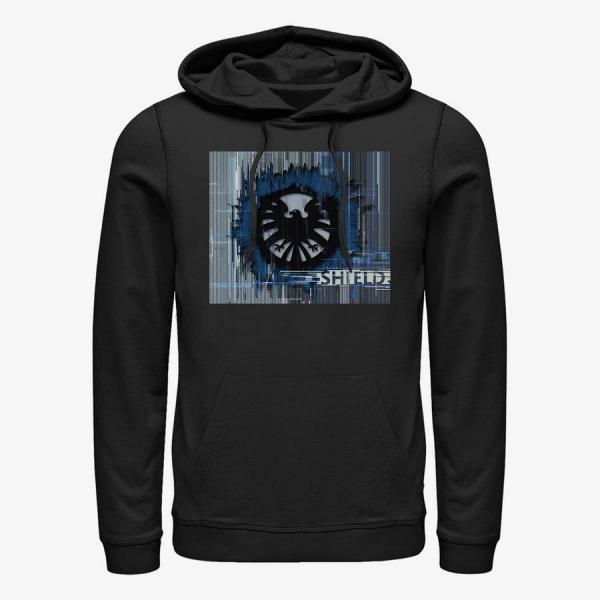 Mikina Merch Marvel - Vibrant Shield Unisex Hoodie Black M