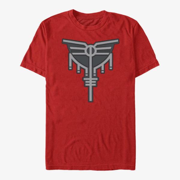 Tričko Merch Marvel Thor: Love and Thunder - Silver Symbol Unisex T-Shirt Red L