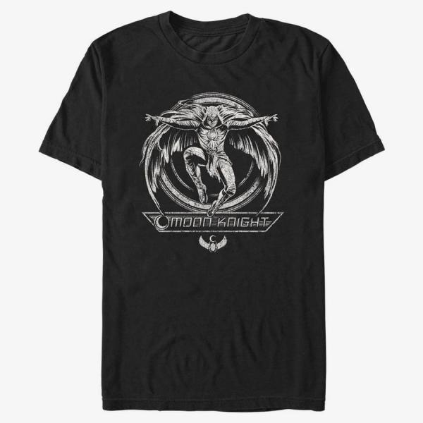 Tričko Merch Marvel Moon Knight - Moon Man Unisex T-Shirt Black S
