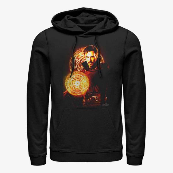 Mikina Merch Marvel Avengers: Infinity War - Strange Fire Unisex Hoodie Black L