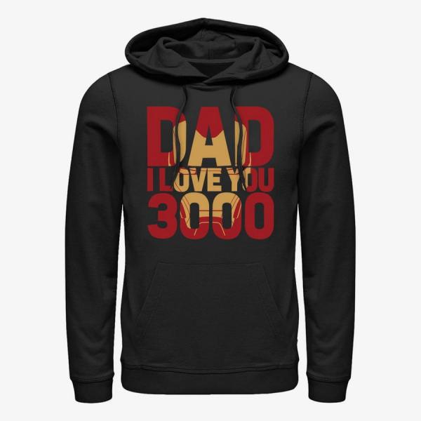 Queens Marvel Avengers: Endgame - Iron Dad 3000 Unisex Hoodie Black