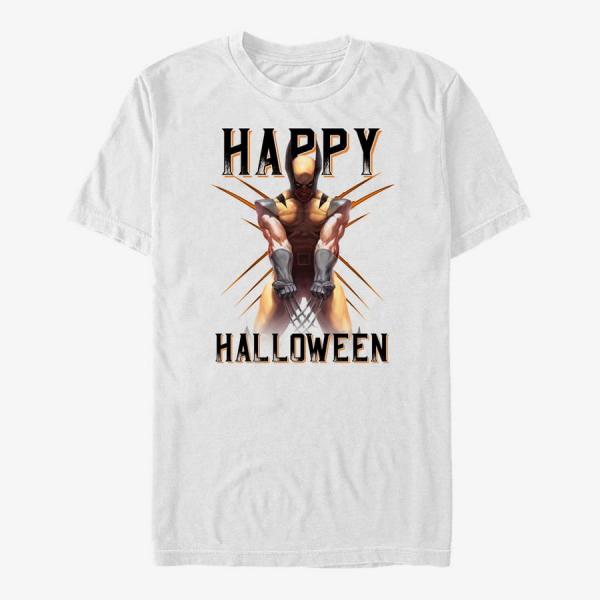 Tričko Merch Marvel X-Men - Wolverine Halloween Unisex T-Shirt White XL