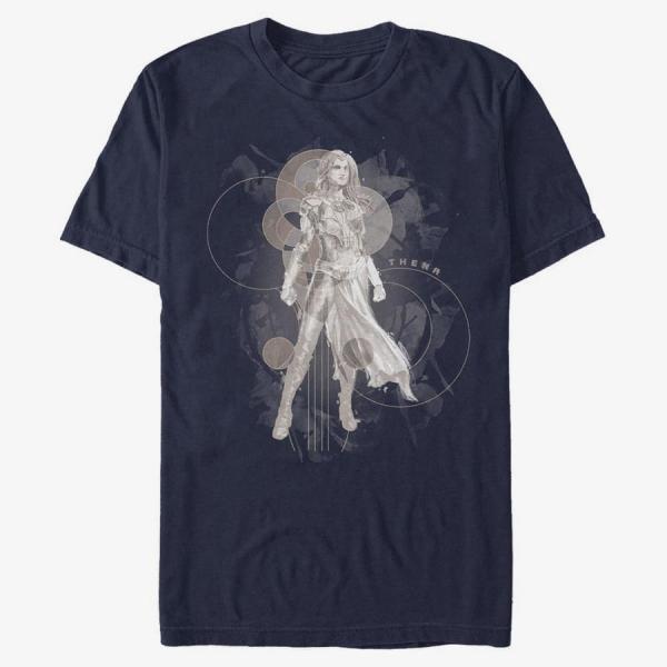 Queens Marvel The Eternals - Thena Hero Unisex T-Shirt Navy Blue