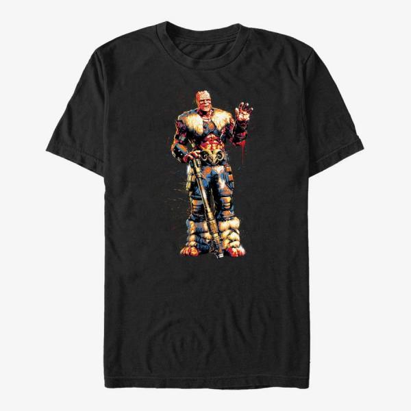 Tričko Merch Marvel Thor: Love and Thunder - Splatter Paint Unisex T-Shirt Black L