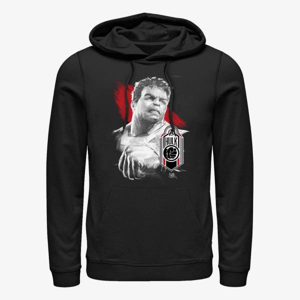 Mikina Merch Marvel Avengers: Endgame - Hulk Tag Unisex Hoodie Black M