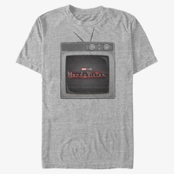 Queens Marvel WandaVision - Wanda TV Unisex T-Shirt Heather Grey