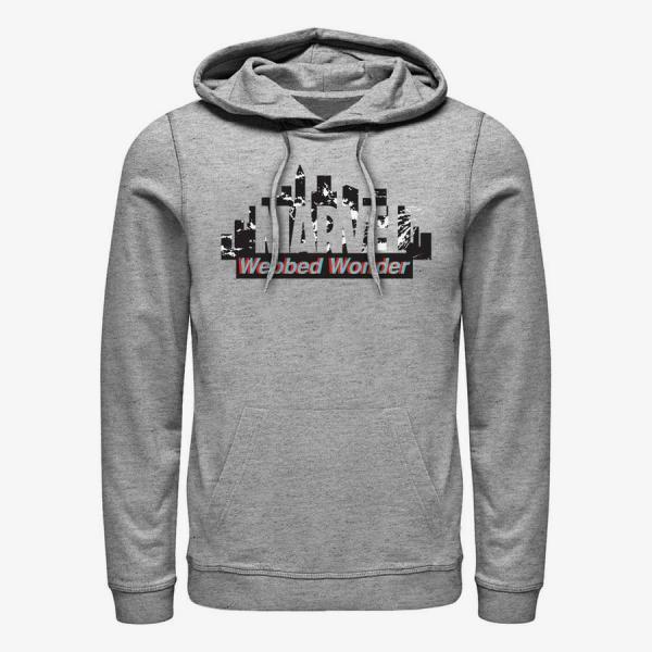 Mikina Merch Marvel - Webbed Wonder Unisex Hoodie Heather Grey S