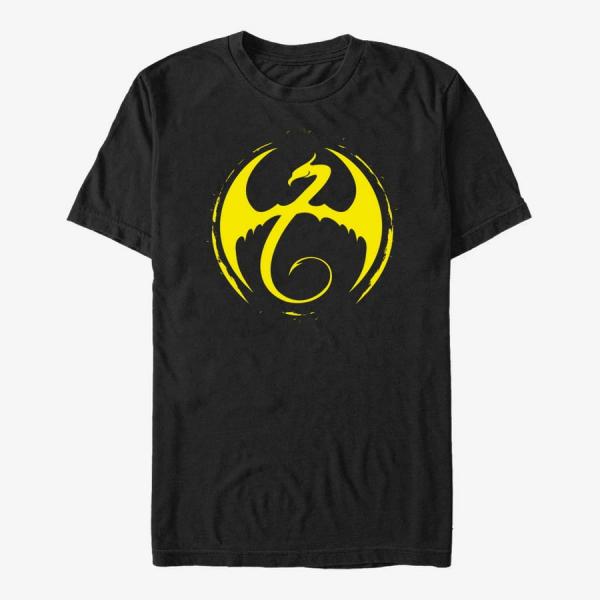 Queens Marvel Defenders - Iron Fist Logo Unisex T-Shirt Black