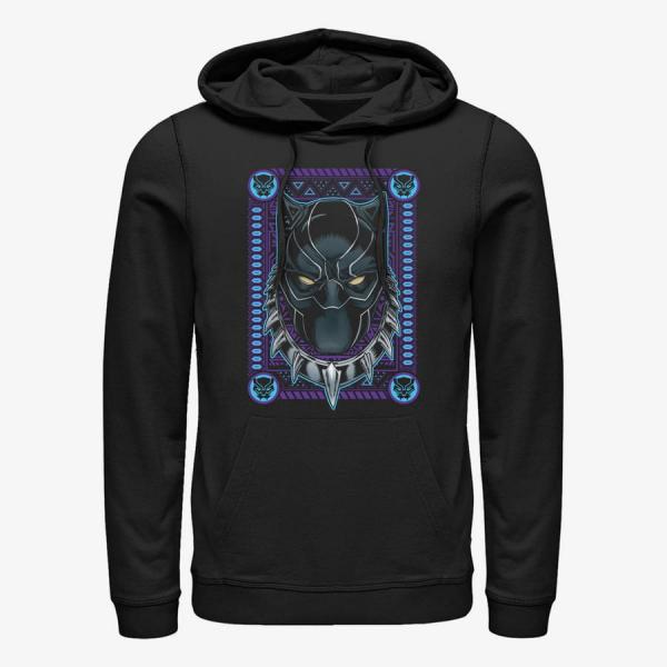 Queens Marvel Avengers Classic - Panther Card Unisex Hoodie Black