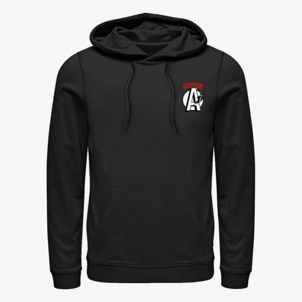 Queens Marvel Avengers Classic - Widow Badge Unisex Hoodie Black