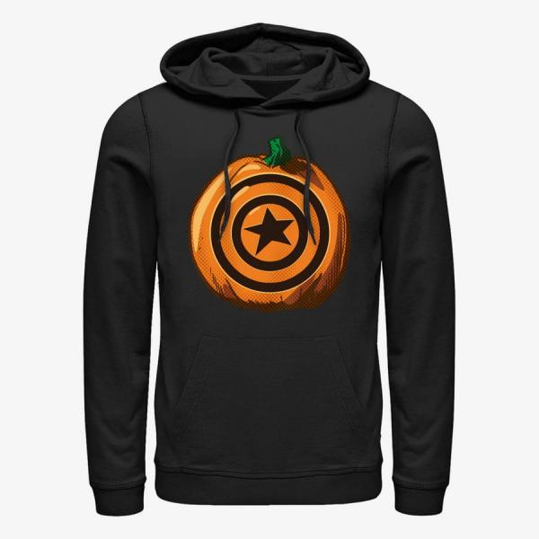 Queens Marvel Avengers Classic - Captain Pumpkin Unisex Hoodie Black