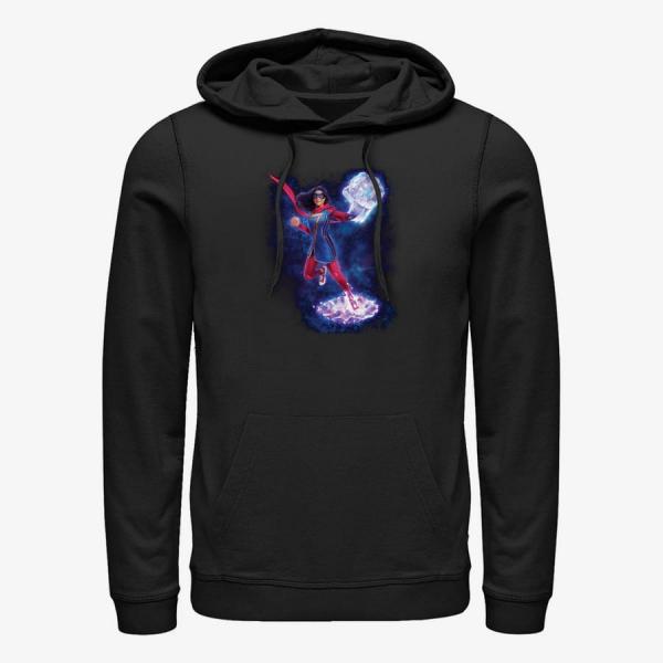Mikina Merch Ms. Marvel - Hero Big Fist Unisex Hoodie Black XXXL