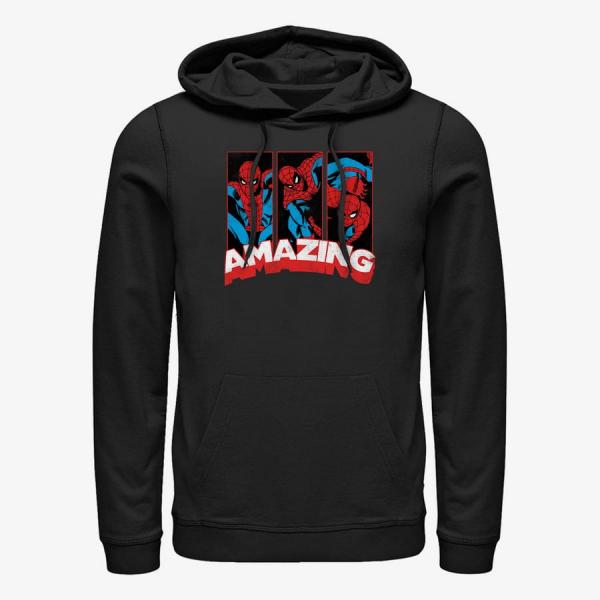 Mikina Merch Marvel Spider-Man Classic - Super Amazing Unisex Hoodie Black M