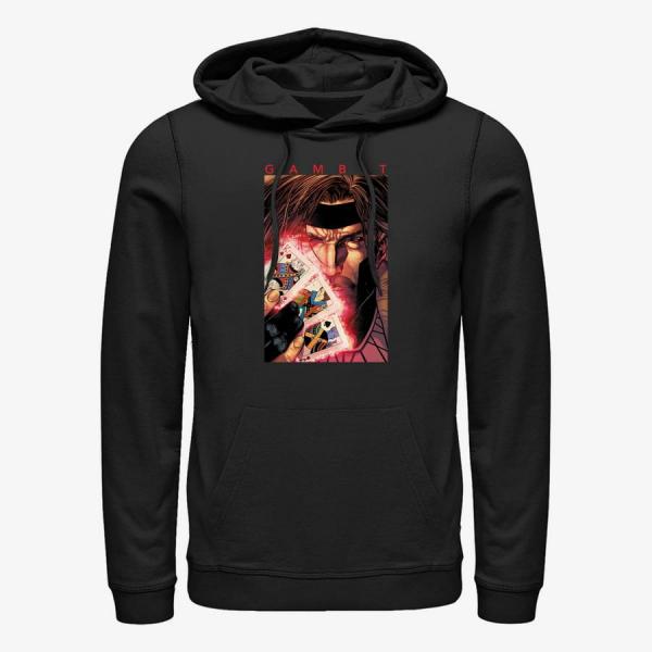 Mikina Merch Marvel X-Men - Three Aces Unisex Hoodie Black S