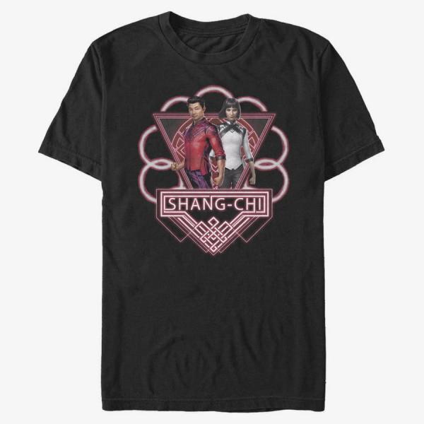 Tričko Merch Marvel Shang-Chi - Shang-Chi and Xialing Unisex T-Shirt Black XXL