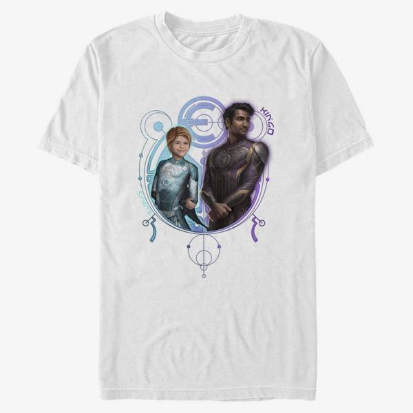 Tričko Merch Marvel The Eternals - SPRITE KINGO DUO Unisex T-Shirt White XL