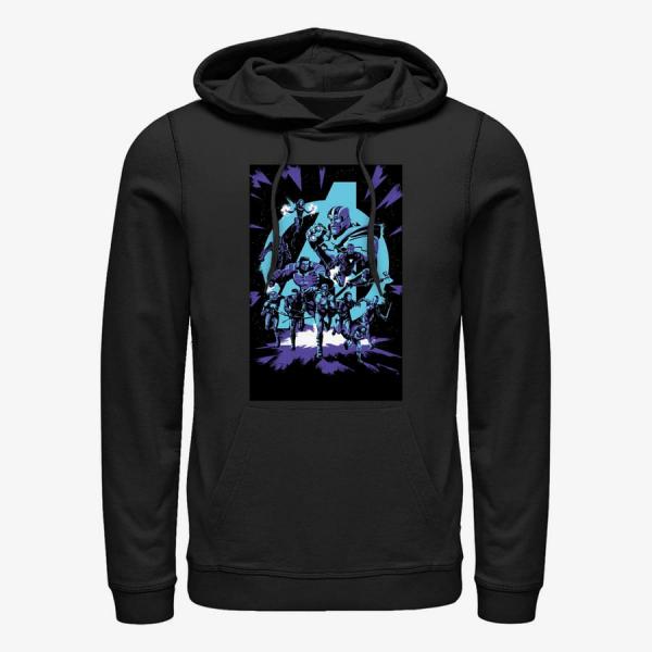 Mikina Merch Marvel Avengers: Endgame - Avengers Pop Art Unisex Hoodie Black L