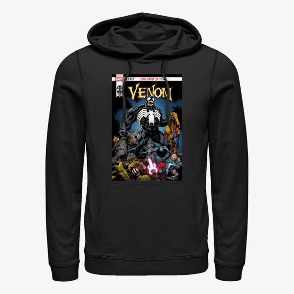 Queens Marvel - Venomized Cover Unisex Hoodie Black