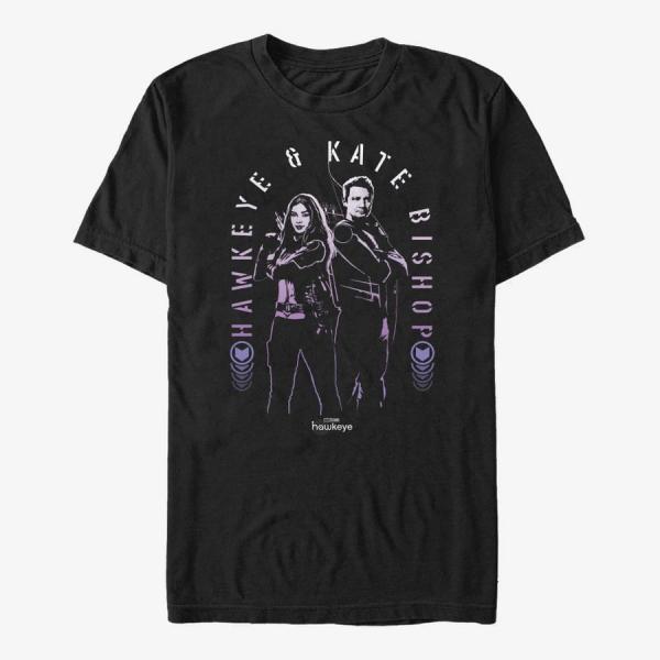 Tričko Merch Marvel Hawkeye - Hawkeye Arch Unisex T-Shirt Black M