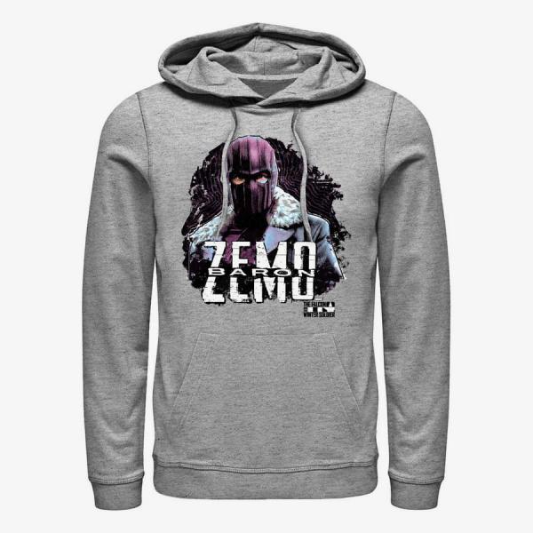 Mikina Merch Marvel The Falcon and the Winter Soldier - Underworldly Heir Unisex Hoodie Heather Grey S