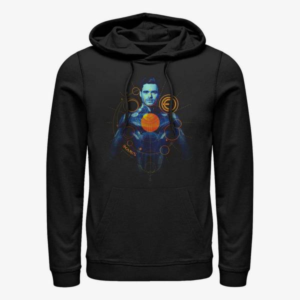 Mikina Merch Marvel: Eternals - Ikaris Orange Unisex Hoodie Black L