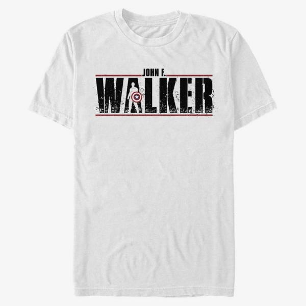 Tričko Merch Marvel The Falcon and the Winter Soldier - Walker Painted Unisex T-Shirt White XXXL