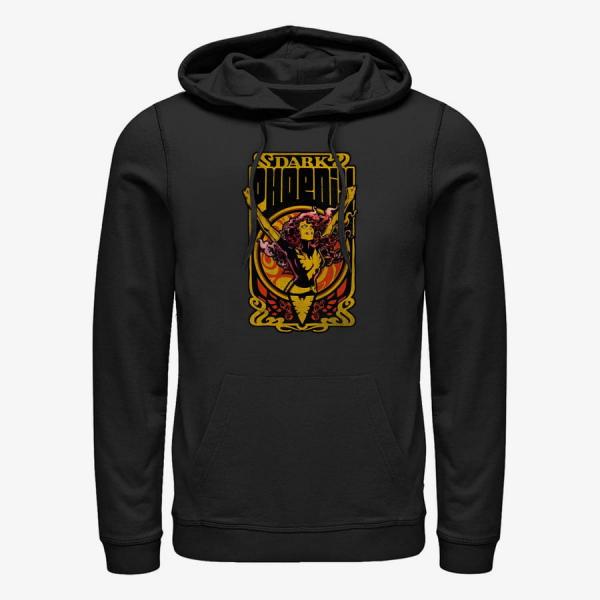 Mikina Merch Marvel X-Men - Dark Phoenix Fire Unisex Hoodie Black M