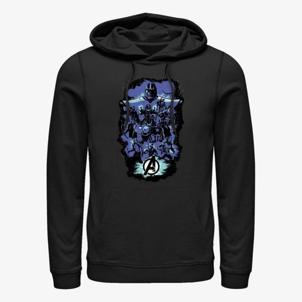 Mikina Merch Marvel Avengers: Endgame - ENDGAME Pop Art Unisex Hoodie Black L