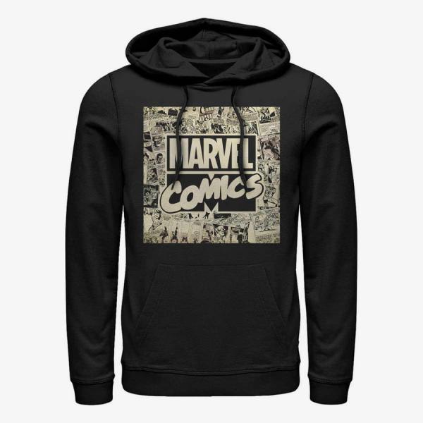 Mikina Merch Marvel Avengers Classic - Marvel Logo Unisex Hoodie Black S