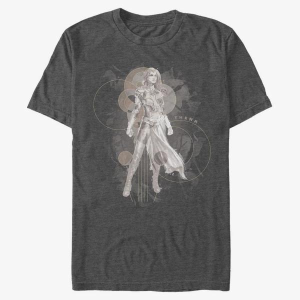 Queens Marvel The Eternals - Thena Hero Unisex T-Shirt Dark Heather Grey