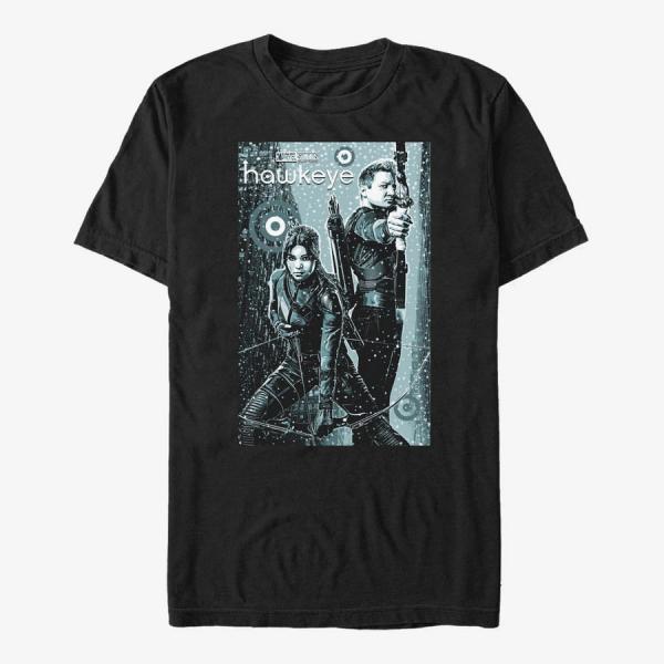Tričko Merch Marvel Hawkeye - Snow Alley Unisex T-Shirt Black S