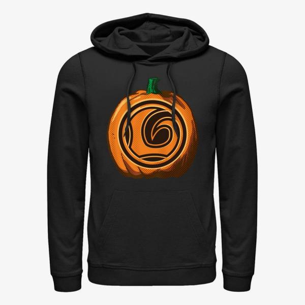 Mikina Merch Marvel Avengers Classic - Loki Pumpkin Unisex Hoodie Black XXXL