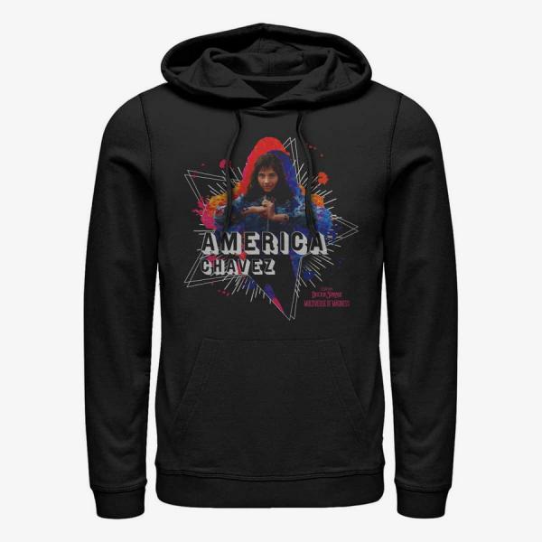 Queens Marvel Doctor Strange 2 - Chavez Paint Unisex Hoodie Black