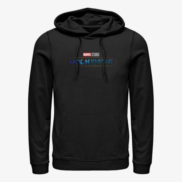 Queens Marvel Moon Knight - Moon Knight Main Logo Unisex Hoodie Black