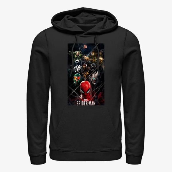 Queens Marvel - Villain Webbs Unisex Hoodie Black