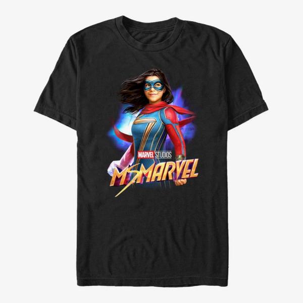 Tričko Merch Ms. Marvel - Hero Unisex T-Shirt Black M