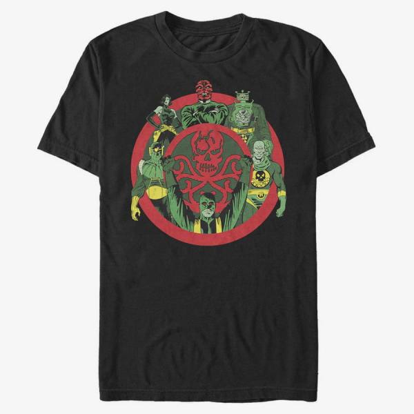 Tričko Merch Marvel Avengers Classic - Skull Gang Unisex T-Shirt Black M