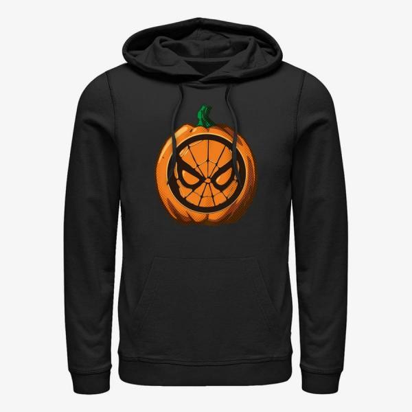 Queens Marvel Spider-Man Classic - Spider Pumpkin Unisex Hoodie Black