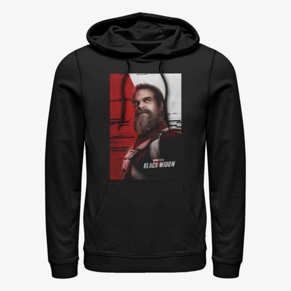 Queens Marvel Black Widow - Guardian Portrait Unisex Hoodie Black