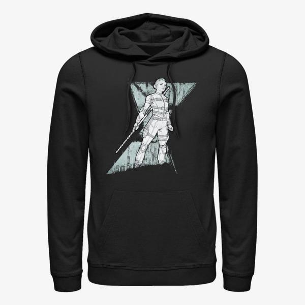 Queens Marvel Black Widow: Movie - Spy Yelena Unisex Hoodie Black