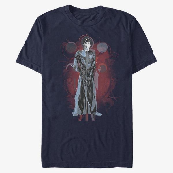 Queens Marvel The Eternals - Druig Orange Unisex T-Shirt Navy Blue
