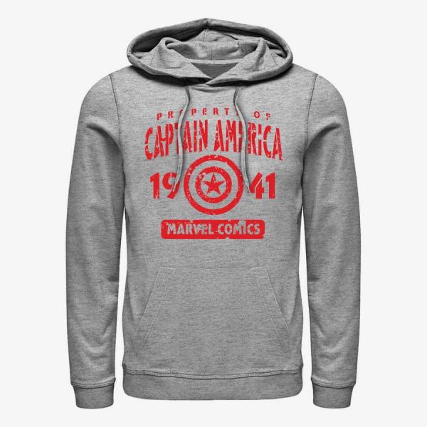 Queens Marvel Classic - Captains Property Unisex Hoodie Heather Grey
