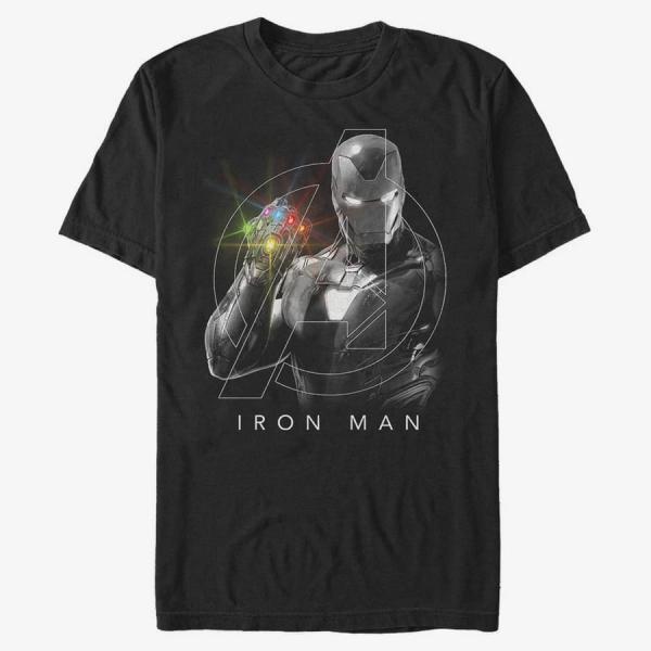 Tričko Merch Marvel Avengers: Endgame - Only One Unisex T-Shirt Black L