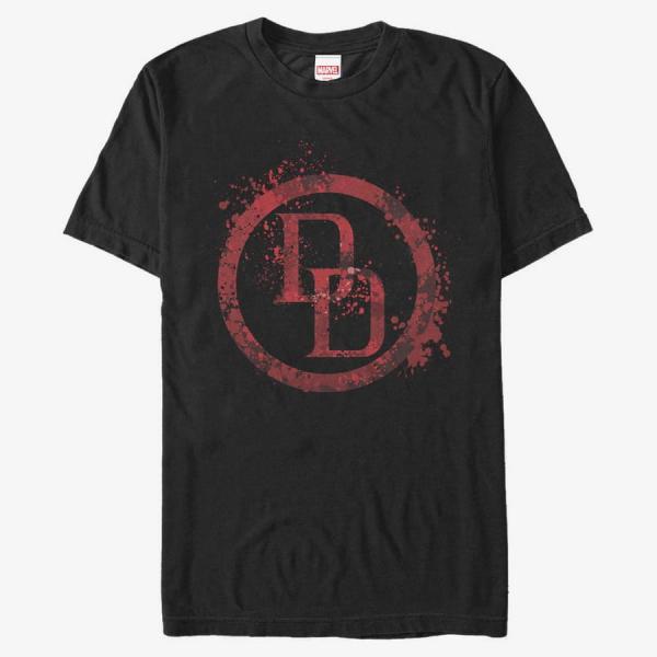 Queens Marvel Defenders - DD Splatter Icon Unisex T-Shirt Black