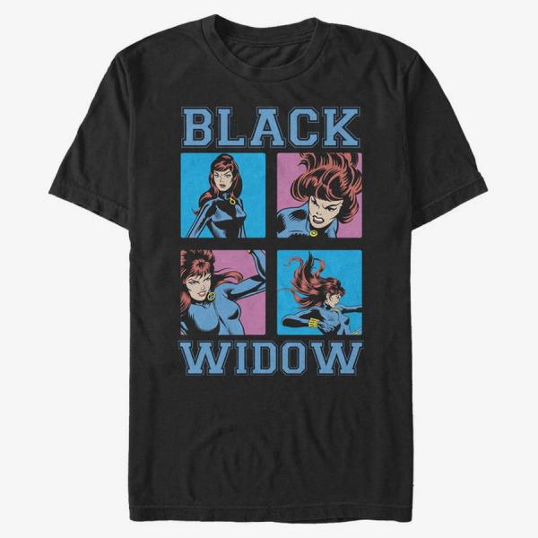 Queens Marvel Avengers Classic - Pop Widow Unisex T-Shirt Black