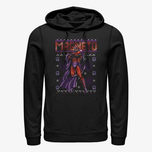 Mikina Merch Marvel X-Men - Magneto Ugly Sweater Unisex Hoodie Black M